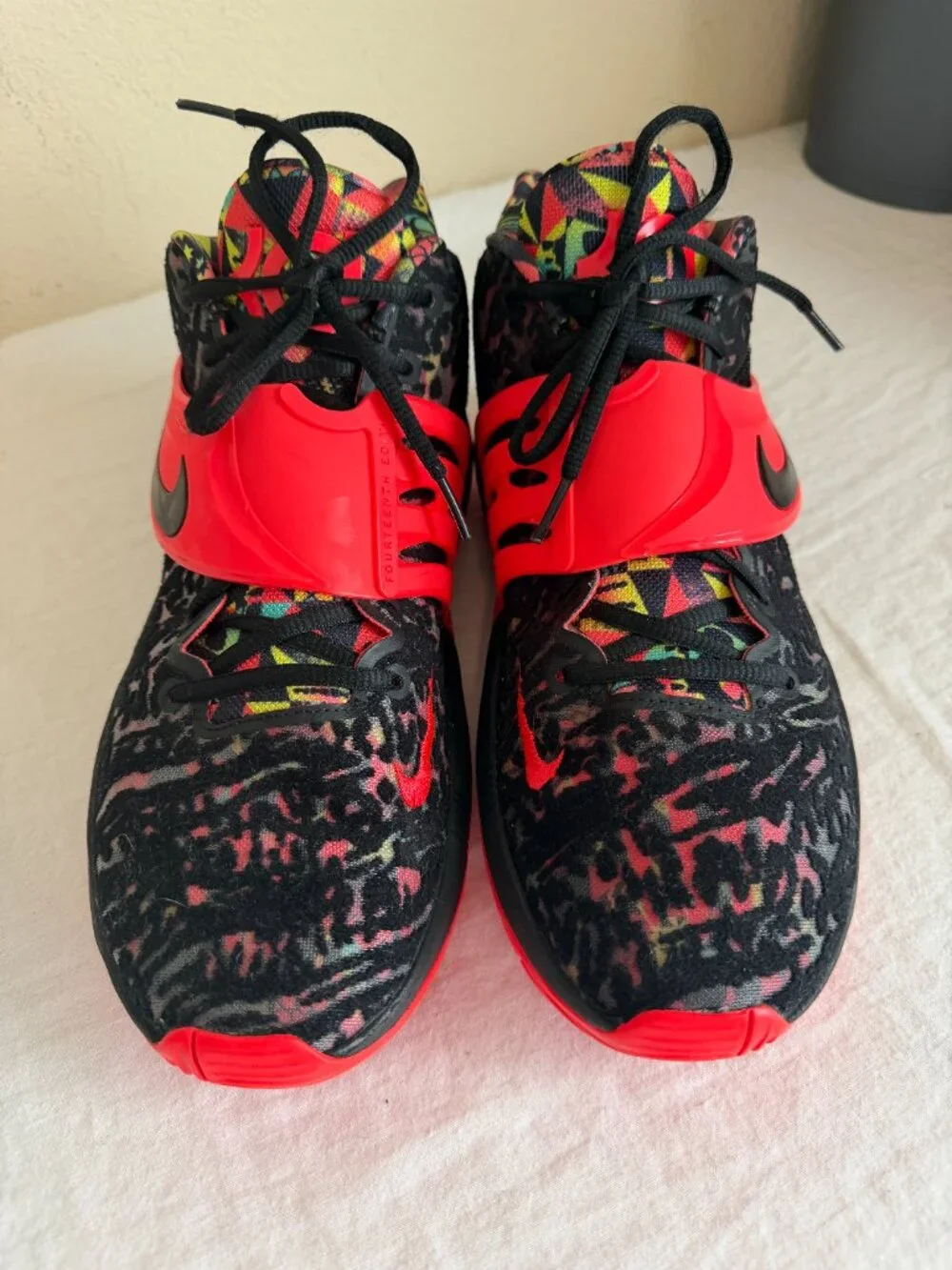 Nike KD 14 Black Bright Crimson KY-D Dream Mid Sneaker CW3935-002 Mens Sz 11.5